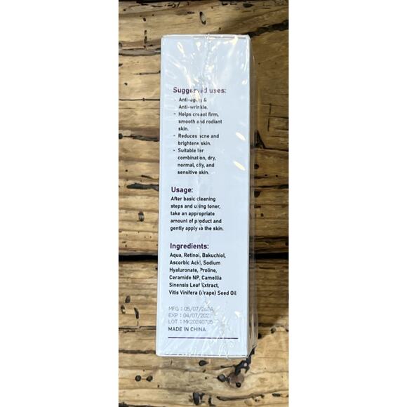 Bakuchiol Retinol Rejuvenation Serum - Antiwrinkle & Glowskin 1oz - 2 Pack - Picture 4 of 4